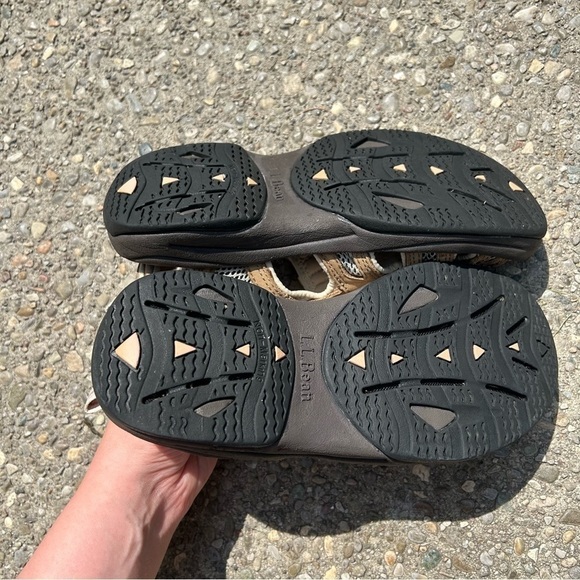 [6.5] L.L Bean Women’s Fisherman Sandals Tan & Pink Detail Water Shoe - Picture 7 of 7